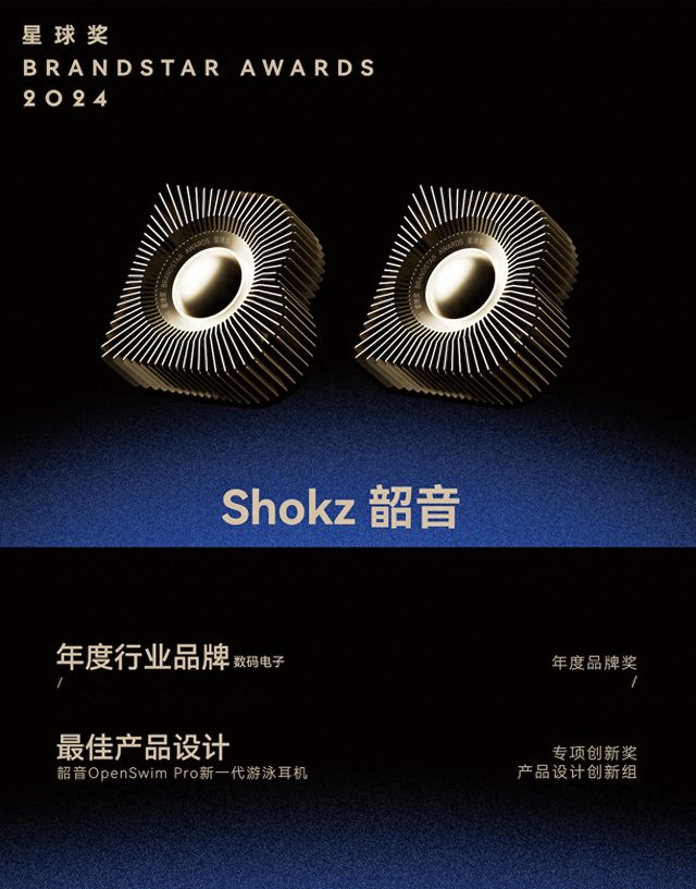 出海品牌百强榜新锐品牌TOP3j9国际Shokz韶音入选中国